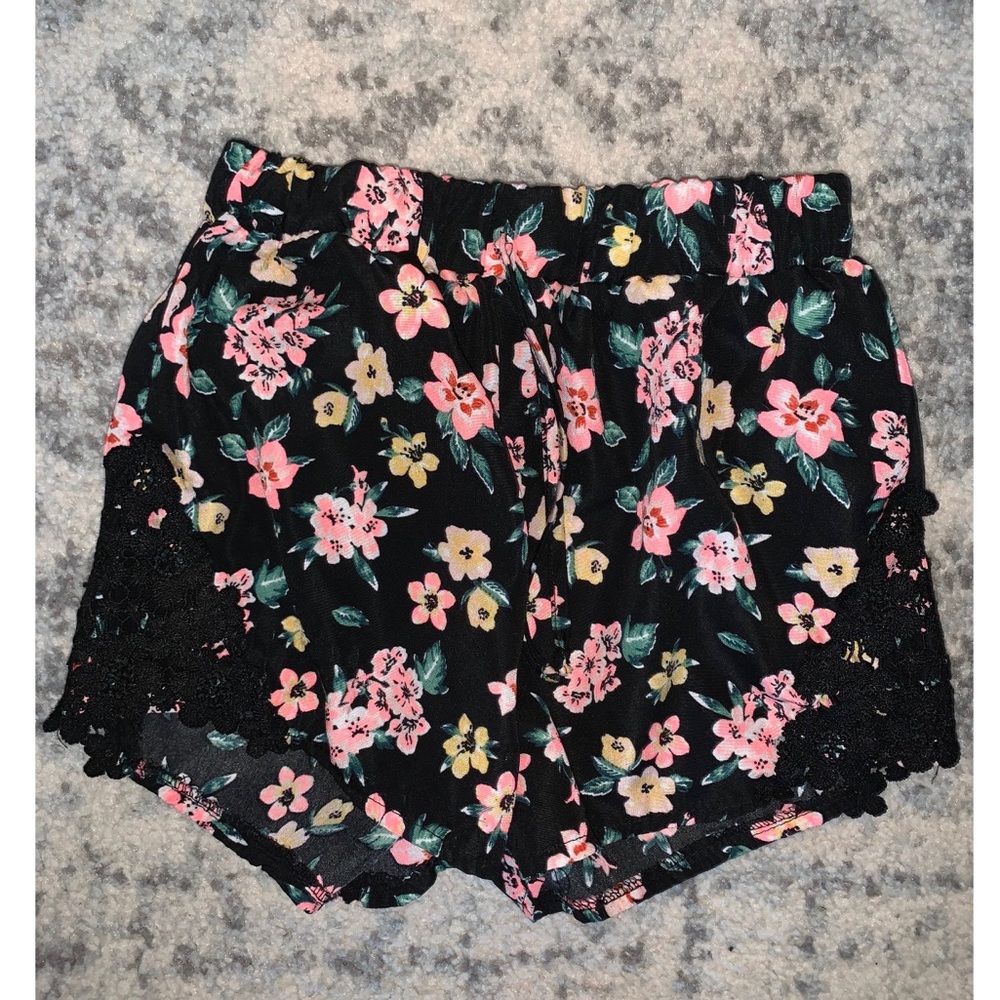 Girls - floral short